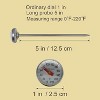 Itopfox Kitchen Food-Cooking Meat Coffee Thermometer – Pocket Espresso Thermometer for Milk Foam Frothing Chocolate Water Grill, Turkey - 2 of 4