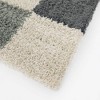 Balta Rugs 5'3"x7' Cavalcanti Checkered Premium Shag Rectangle Kids' Area Rug Cream - 4 of 4