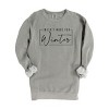 Simply Sage Market I Wasn't Made For Winter With Border Garment Dyed Sweatshirt - 2 of 4
