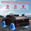 24V 2-Seater Kids Ride-on Car with Remote Control, Licensed Cadillac Battery Powered Ride On Truck for Toddlers, 4 Wheel Toys with Music, Lights - 3 of 4