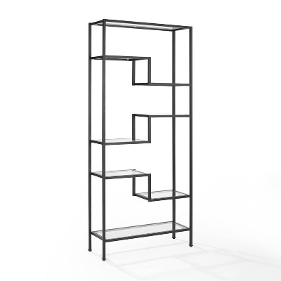 78" Sloane Etagere Black - Crosley