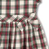 Hope & Henry Girls' Short Sleeve Ruffle Collar Party Dress with Bow, Infant - 2 of 4