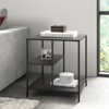 Black Bronze Side Table with Metal Shelves - Henn&Hart - 4 of 4