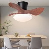 Bella Depot Modern Flush Mount Ceiling Fan with Lights and Remote - 2 of 4
