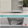 Sheds Outdoor Storage,Garden Shed with Metal Frame Structure and Adjustable Shelves, for Backyard Garden Patio Lawn - 4 of 4