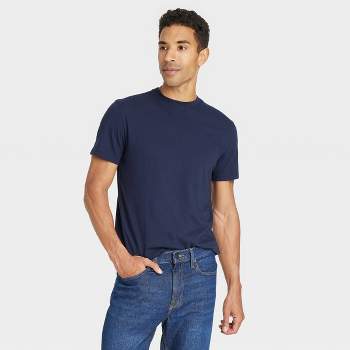 Men's Every Wear Long Sleeve Button-Down Shirt - Goodfellow & Co™ Navy  Gingham S