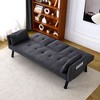 Kumasinova Multi-Functional Foldable Sofa Bed with Cup Holder & Side Storage, Compact 70" Couches for Living Room, Convertible Sleeper Sofa - 4 of 4