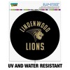 Lindenwood University Lions Logo Automotive Car Window Locker Circle Bumper Sticker - 2 of 4