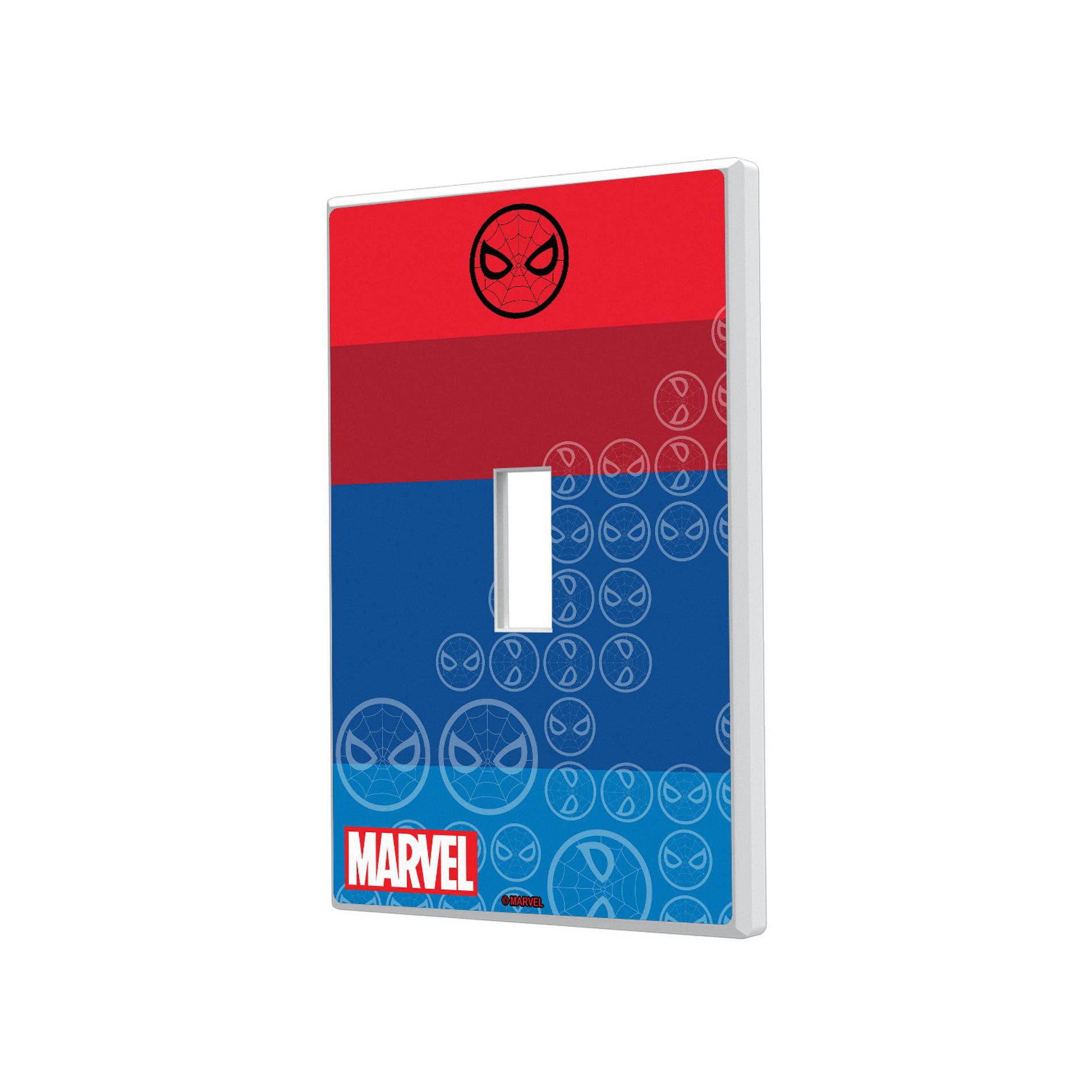 Marvel Spider-Man Sigil Hidden-Screw Light Switch Plate for Single Toggle