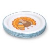 10ct 8" Thanksgiving Paper Party Dinner Plate Turkey - 2 of 3