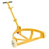 NAYSAYE Industrial Tool Steel Drum Dolly Heavy Duty Barrel Caddy Cart for Workshop Use, Yellow, 26"*30"*38.6" - 3 of 4