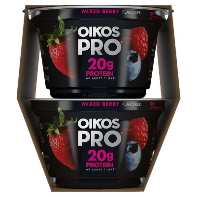 Oikos Pro Mixed Berry Greek Yogurt - 4ct/5.3oz