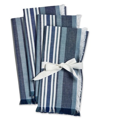 tag Azure Stripe Napkin, Set of 4