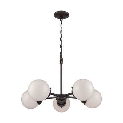 Thomas Lighting Beckett 5 - Light Chandelier in  Oil Rubbed Bronze