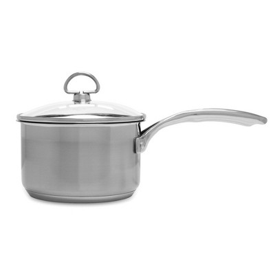 Chantal Induction 21 2 quart Saucepan with Ceramic nonstick Coating and  glass lid