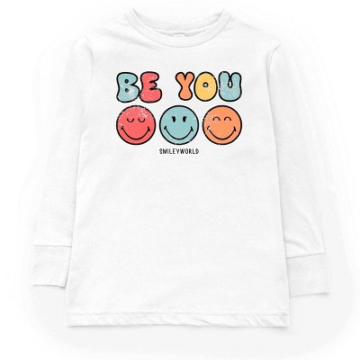 The Juniper Shop SmileyWorld Be You Groovy Youth Long Sleeve Tee