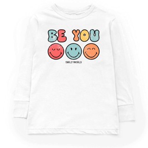 The Juniper Shop SmileyWorld Be You Groovy Youth Long Sleeve Tee - 1 of 4