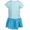 Disney Frozen Elsa Anna Moana Princess Rapunzel Jasmine Belle Girls French Terry Dress Toddler - 3 of 4