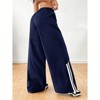 Clotth Womens Wide Leg Cargo Pants Y2k Baggy Parachute Sweatpants Casual Streetwear Loose Rave Pants High Street  Design Trousers - 4 of 4