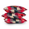 Three of the Possessed Modele Square Throw Pillow Red - Deny Designs - 3 of 3