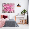 Stupell Industries Pink Neon Glam Flowers, 48" x 36" - 2 of 4