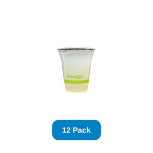 Responsible Products 9-10 oz Cold Cup Compostable Corn Plastic - Pack of 12 - 1 of 3