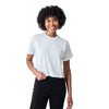 “Hot Stuff” Chili Peppers Women’s White Cropped Tee - 3 of 3