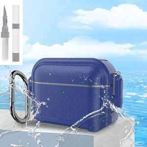 HTUTWOO AirPods 4th Generation Case - Waterproof, Shockproof, Rugged Full Body Case with Carabiner Clip and Cleaning Kit - 1 of 4