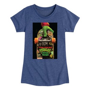 Girls' - Teenage Mutant Ninja Turtles - Mutant Mayhem Fitted Short Sleeve Graphic T-Shirt - 1 of 4