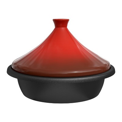 Kook Enameled Cast Iron Tagine, 3.3 Qt