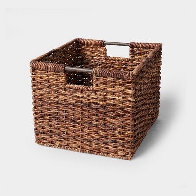 Colonial Mills Natural Shelf Square Basket ; Natural