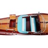 Riva Triton Painted Wooden Boat Model 10" H – Hand Built Replica By Old Modern Handicrafts - 4 of 4