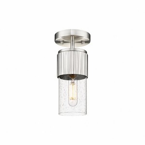 Bolivar - 1 Light Flush Mount In Industrial Style-8.75 Inches Tall and 4 Inches Wide - 1 of 1