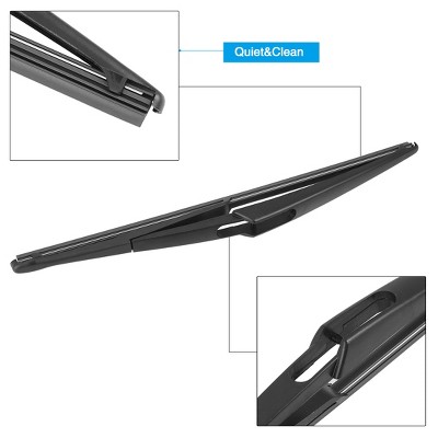 X-Autohaux Plastic Metal Rubber for Mercedes Benz GLE AMG W166 SUV 2015-2019 Windshield Wipers 12" Black