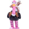 Joyfy Adult  Inflatable Halloween Costume Funny Ostrich Air Inflatable Costume for Halloween Dress Up Party - 4 of 4