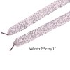 INSPIRE CHIC Leopard Ribbon Pattern Flat Wide Lace Shoelaces for Sneakers 1 Pair - 3 of 4