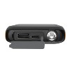 ToughTested® ROC 5 MagSafe® 5,000-mAh Solar Qi® Wireless Power Bank with USB-C® PD and USB-A Quick-Charge Ports and Flashlight in Black - 4 of 4