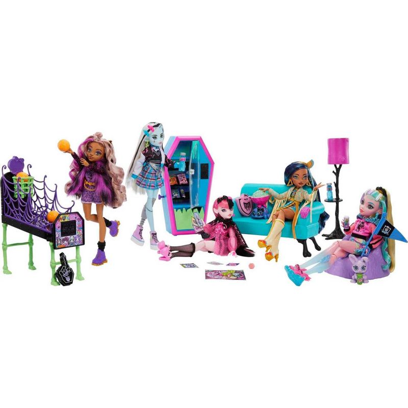 Monster High Student Lounge Playset, Furniture and Accessories, 4 of 6