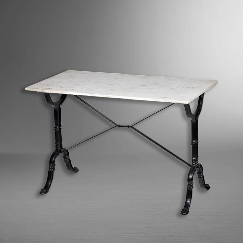 Draven Marble Top Bar Table White/Black - Carolina Chair &#38; Table, 3 of 7