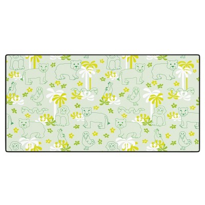 marufemia Green safari Desk Mat