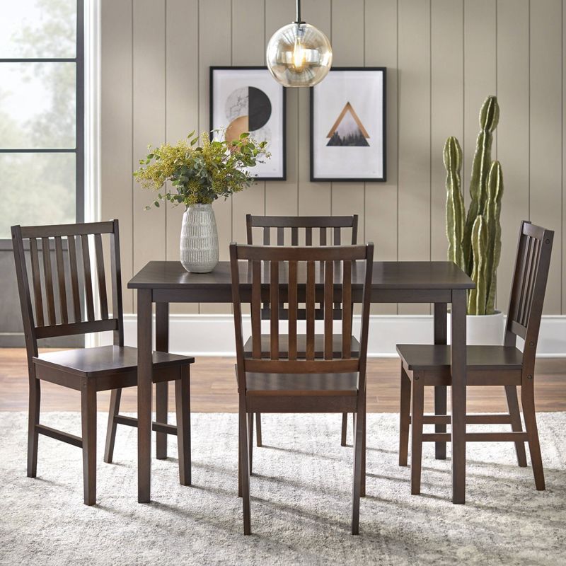 Set of 4 Contemporary Shaker Dining Chairs - Buylateral, 4 of 5