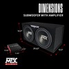 Crunch 2 Channel Car Audio Amplifier & MTX 12 In Dual Loaded Subwoofer Enclosure - 3 of 4