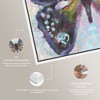 Art Remedy On Her Way Colorful buterfly and flowers wall art Framed - 4 of 4