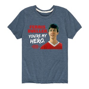 Boys' - Ferris Bueller's Day Off - Ferris My Hero Short Sleeve Graphic T-Shirt - 1 of 4