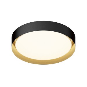 ET2 Lighting Echo 1 - Light Flush Mount in  Black/Gold - 1 of 1