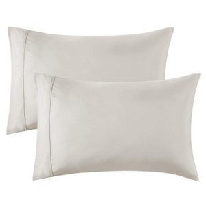 Bedsure-Polyester Microfiber Pillowcase 2 Pack Super Soft and Cozy Peached Fabric - 1 of 4