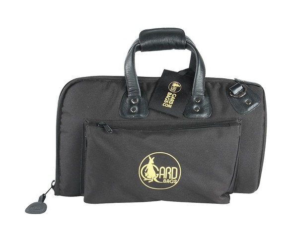 Gard Mid-Suspension Cornet Gig Bag 3-MSK Black Synthetic w/ Leather Trim