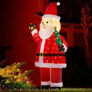 Karl Home 6FT Lighted Santa Christmas Yard Decorations - 1 of 4