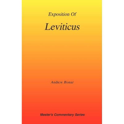 Commentary on Leviticus - (Master's Commentary) by  Andrew Alexander Bonar (Paperback)