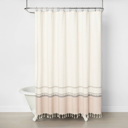 copper colored shower curtain